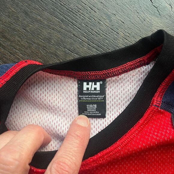 Helly Hansen Merino Wool Base Layer Set, Kids' size 5 - Picture 5 of 9